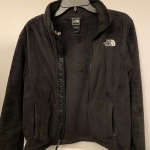 Black fleece North Face Jacket, small
